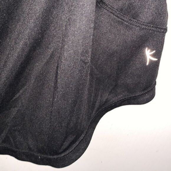 Danskin Now Black Mesh Back Active Tank Top XL 16-18 Polyester/Spandex Womens At - Picture 6 of 10